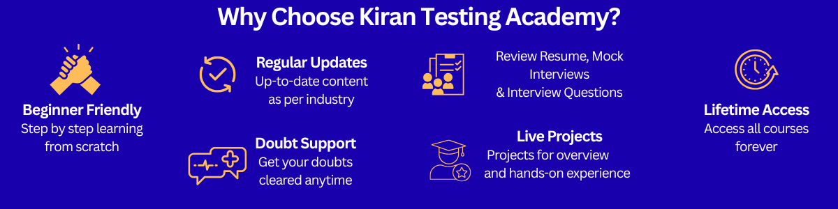 Why Choose Kiran Testing Academy